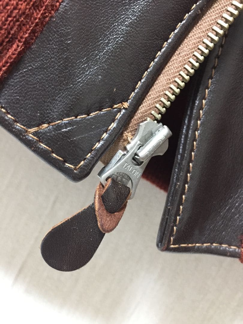 未使用級THE FEW A-2　ホース ROUGH WEARツインラベル　赤リブ