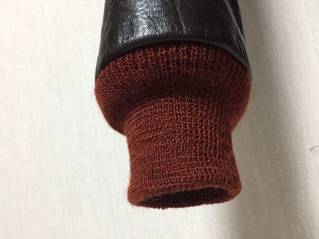 未使用級THE FEW A-2　ホース ROUGH WEARツインラベル　赤リブ