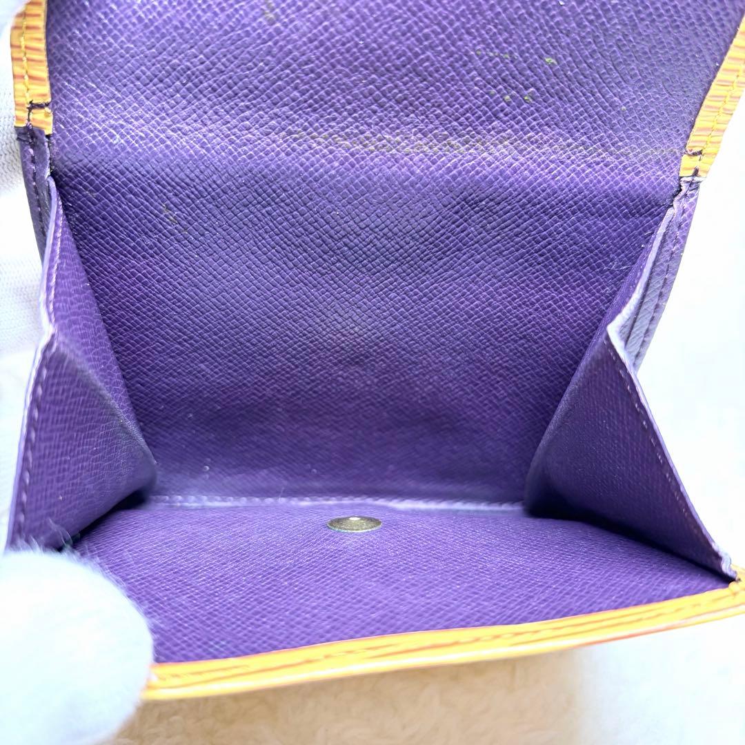 LOUIS VUITTON ルイヴィトン M63489 エピ 財布　イエロー
