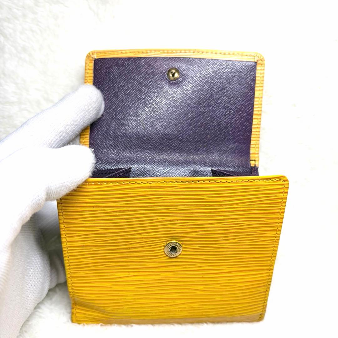 LOUIS VUITTON ルイヴィトン M63489 エピ 財布　イエロー