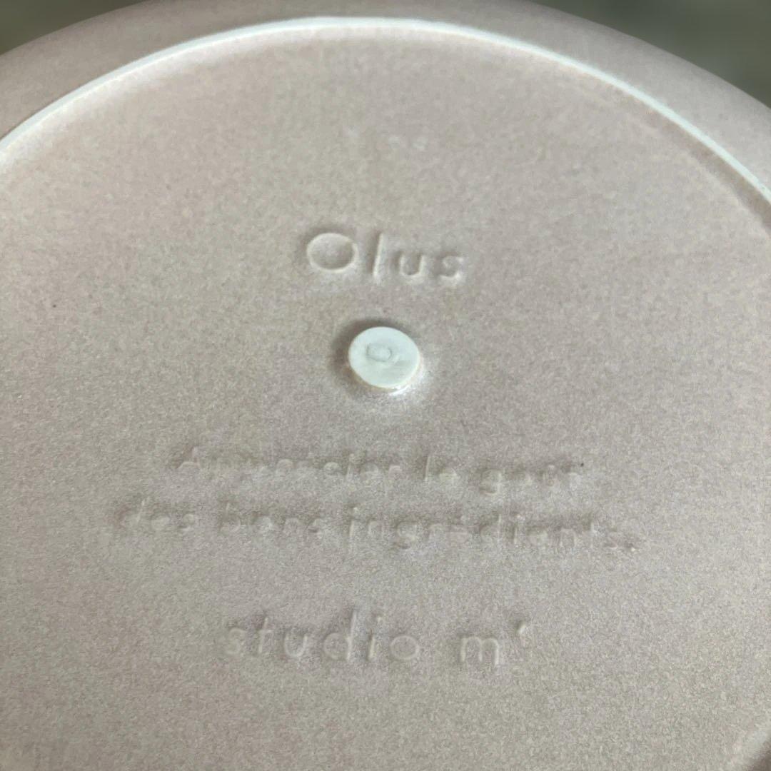 スタジオM オルス　270プレート　シェルピンク　セラミック製 3枚セット