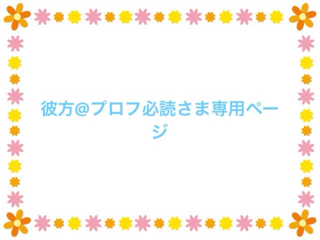彼方@プロフ必読さま専用ページ