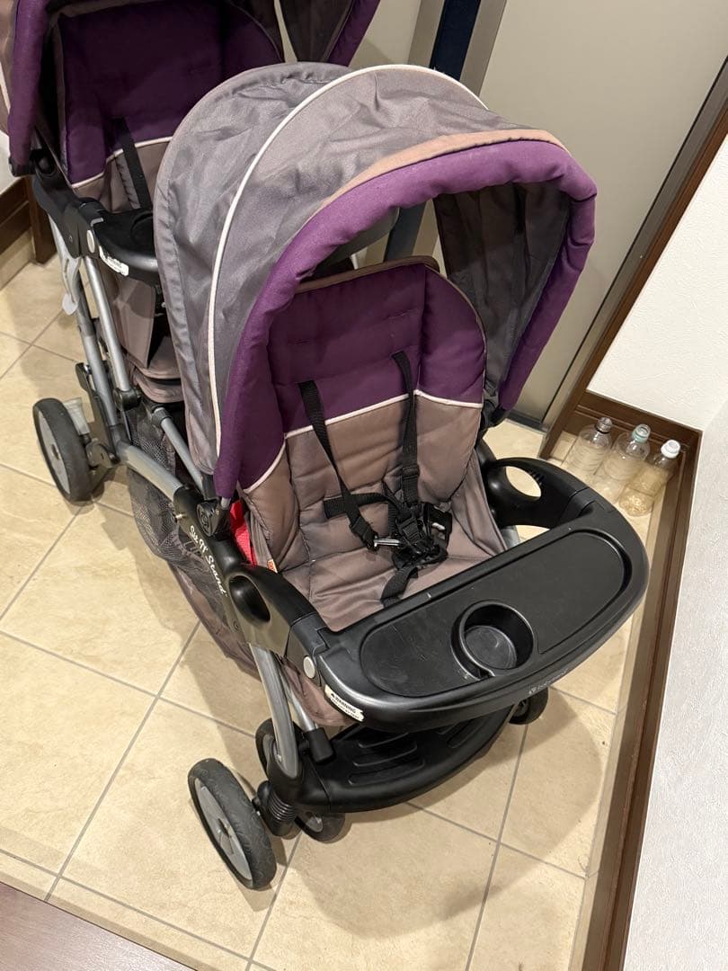 【希少】BabyTrend 2人乗り ベビーカー シット&スタンド