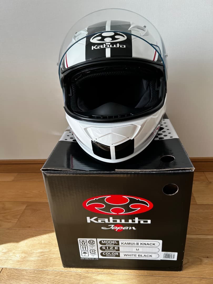 【美品/使用回数少】OGKカブト KAMUI-3 KNUCKLE（Mサイズ）