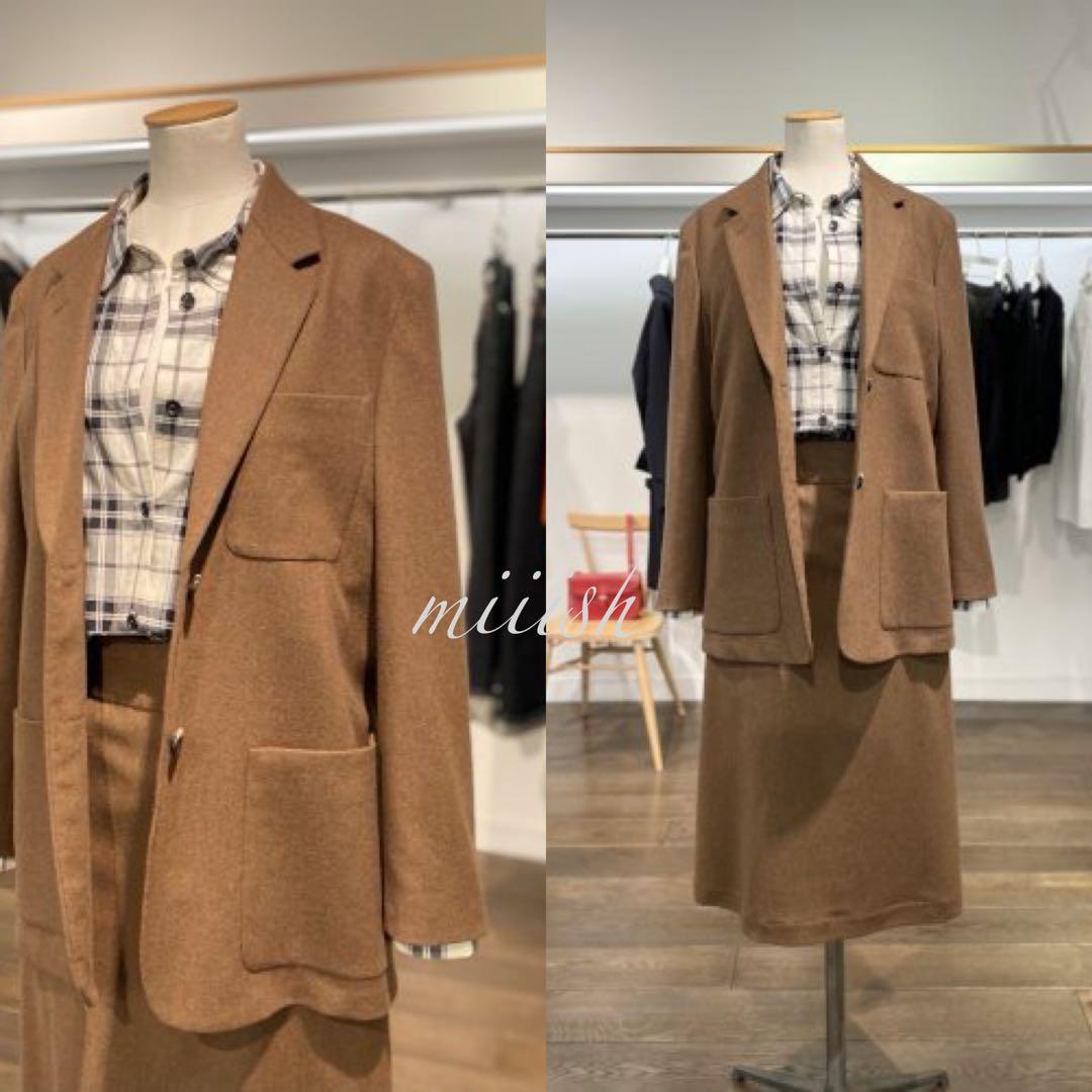 新品タグ2020 マーガレットハウエル×フォックスブラザーズ フランネルスカート