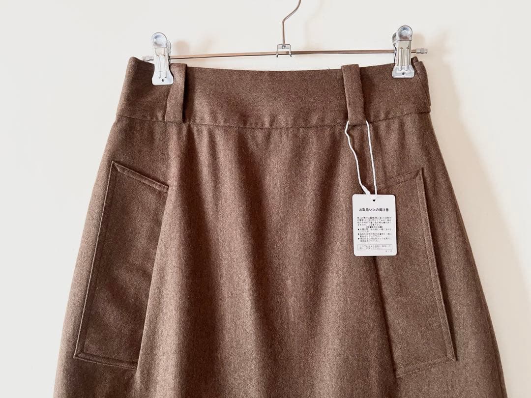 新品タグ2020 マーガレットハウエル×フォックスブラザーズ フランネルスカート