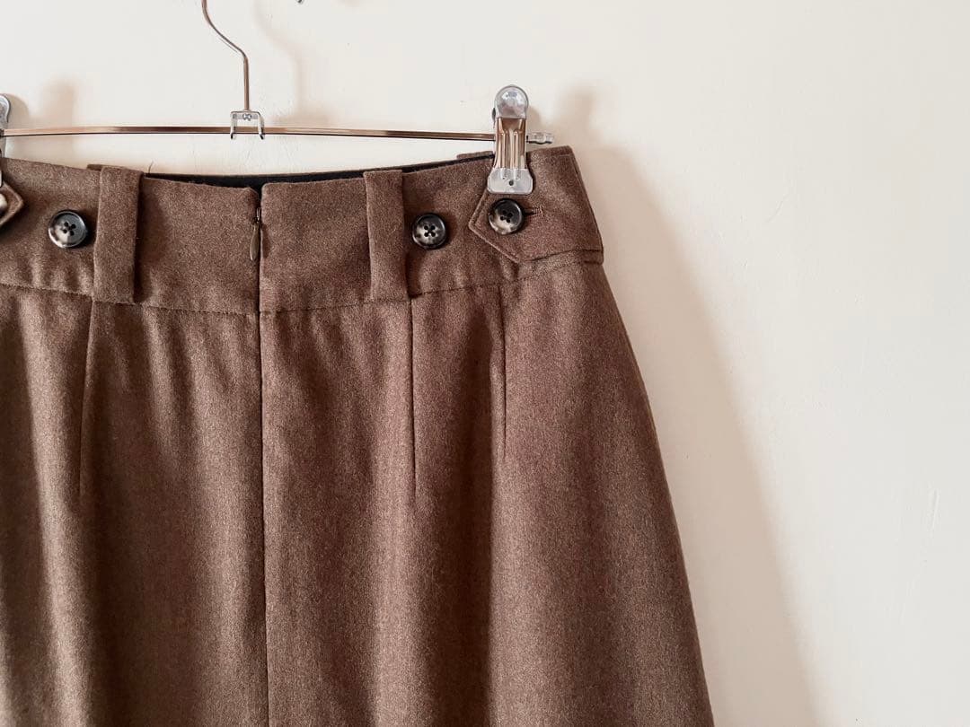 新品タグ2020 マーガレットハウエル×フォックスブラザーズ フランネルスカート