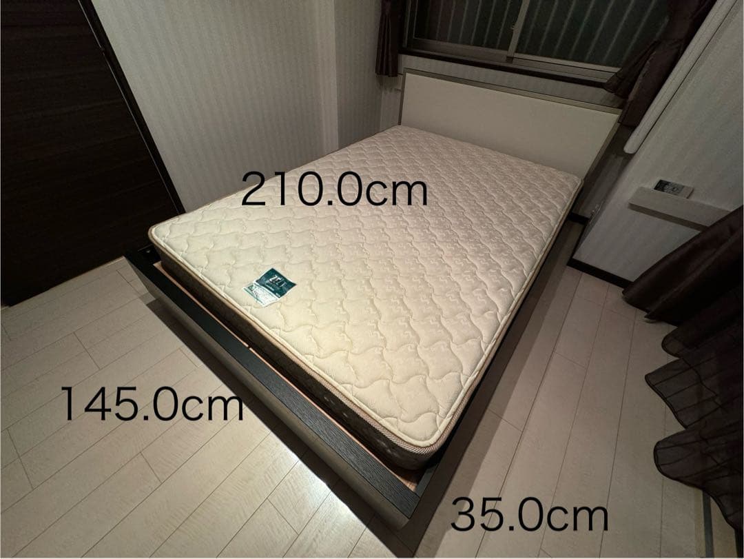 【ドリすけ】BoConceptダブルベッド＆フランスベッドマットレス