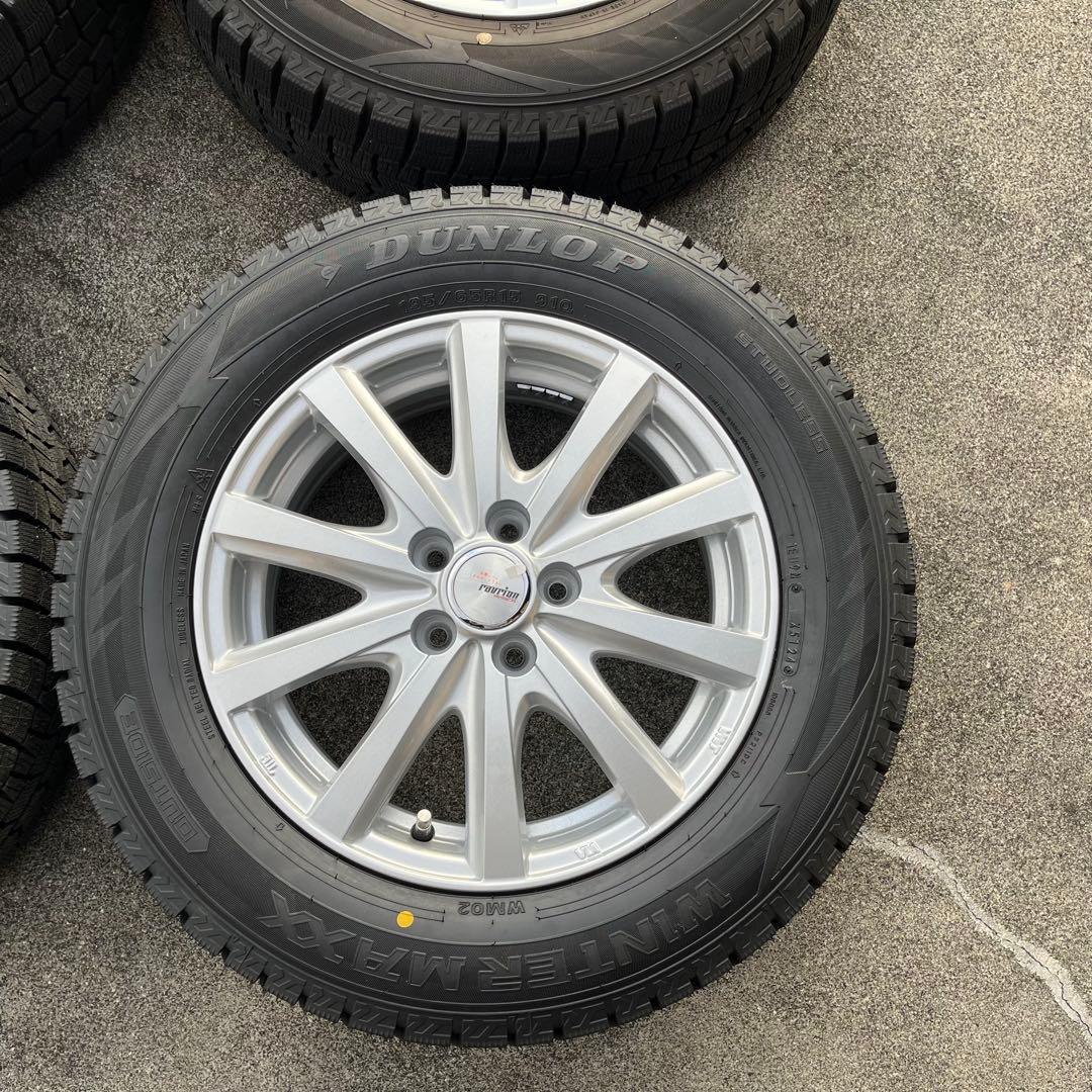 スタッドレス・ホイール4本セット 195/65R15 15x6j