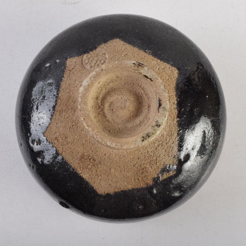 茶道具　楽吉左衛門　黒楽茶碗　V　8866