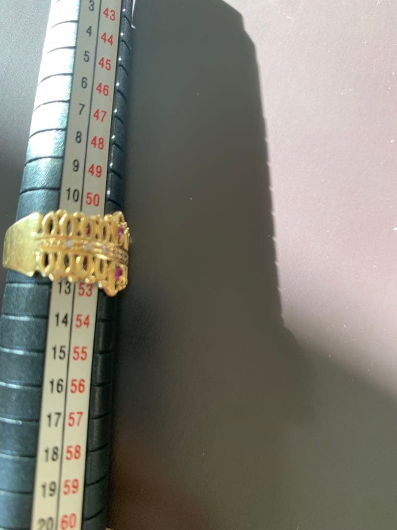 k18ルビーダイヤリング ✨5g✨