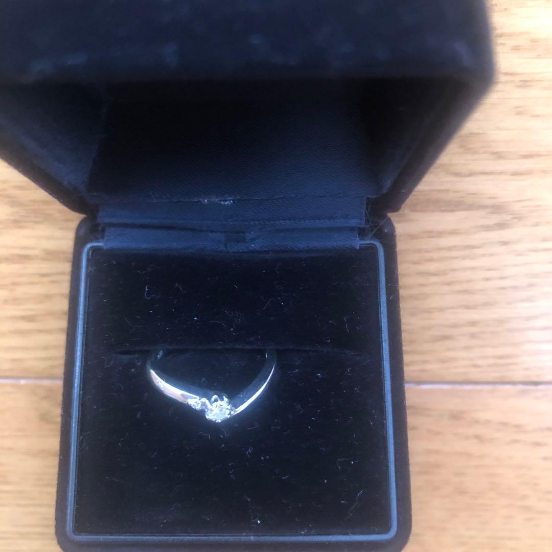 pt900 ダイヤモンド指輪