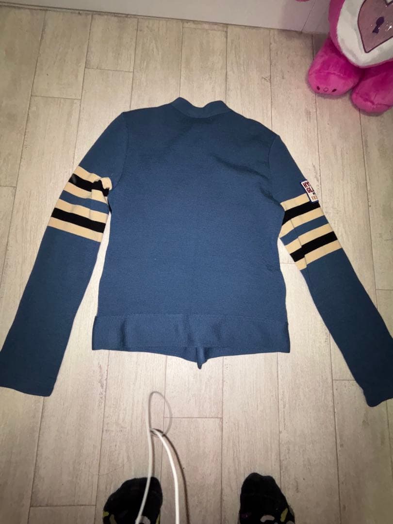 HYSTERIC GLAMOUR ニットライダースジャケット