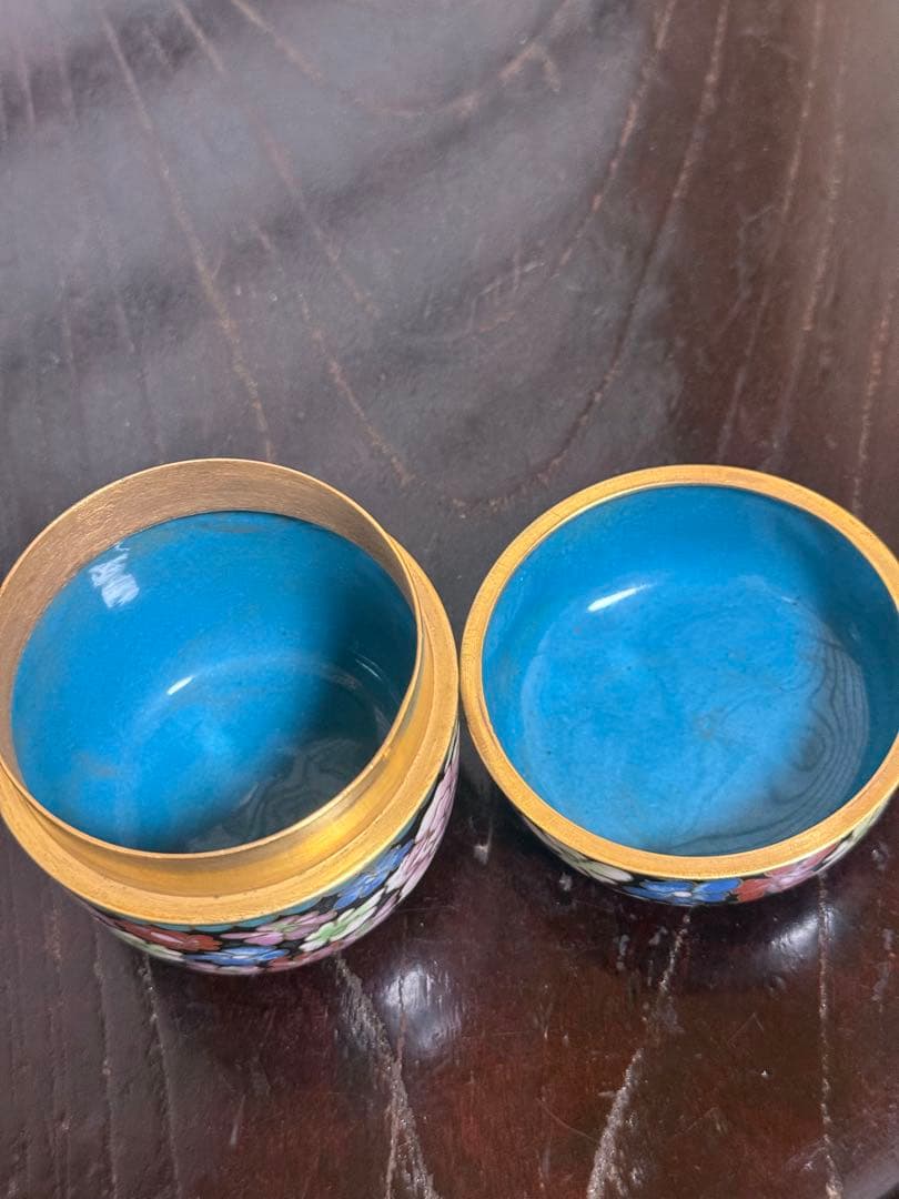 茶道 棗 茶入れ 七宝焼 茶道具 工藝 表千家 裏千家 武者小路