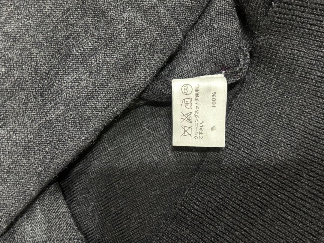 issey miyake men カーディガン　黒