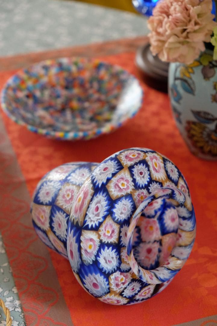 アンティーク ランプ 照明 ライト/吹きガラス/フランス/ムラノガラス ムラーノ