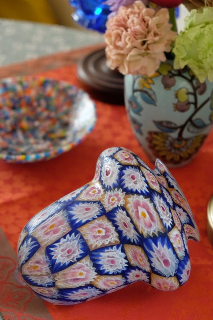 アンティーク ランプ 照明 ライト/吹きガラス/フランス/ムラノガラス ムラーノ