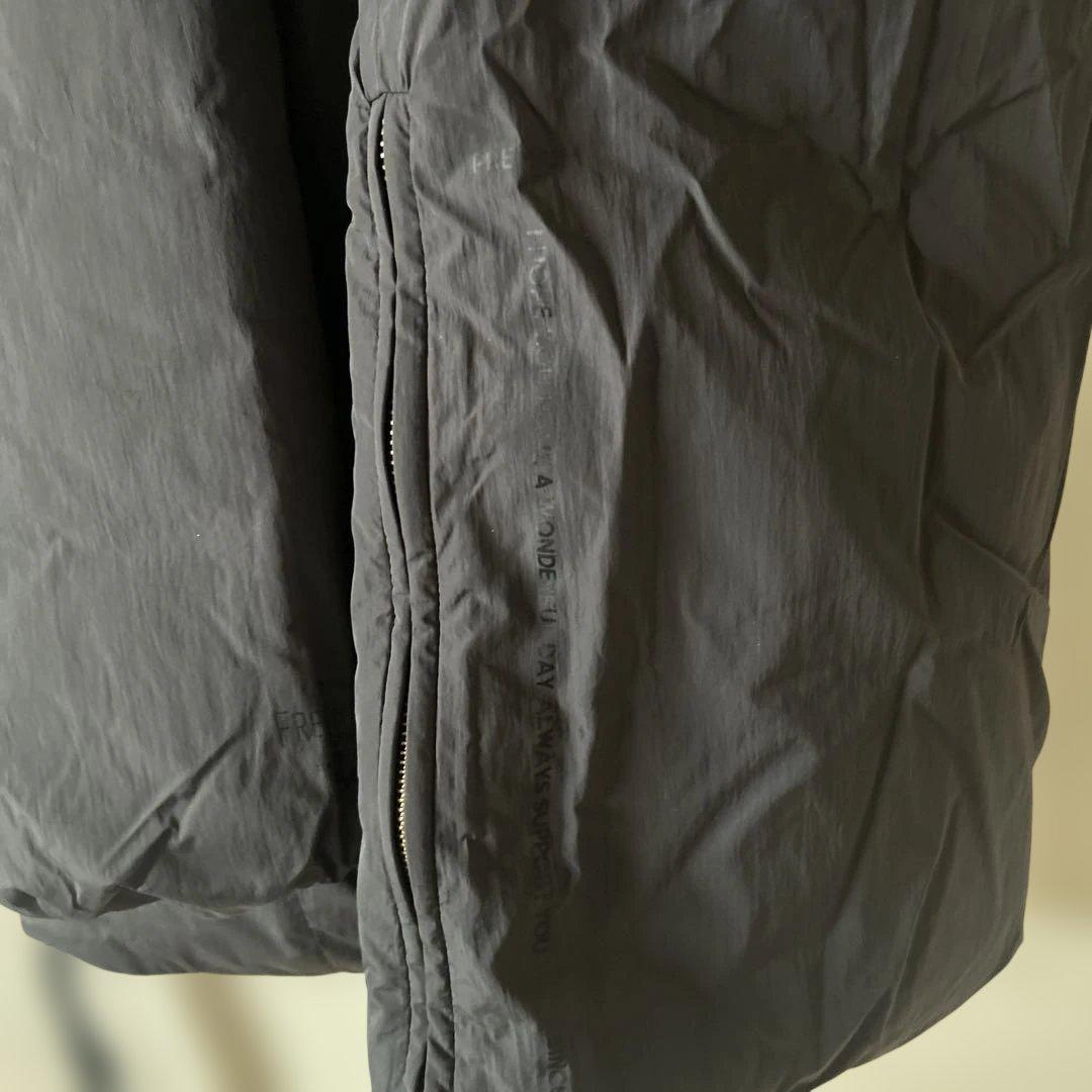 美品　ピュアルセシン　フレンチダックダウンサイドジップジャケット スミクロ