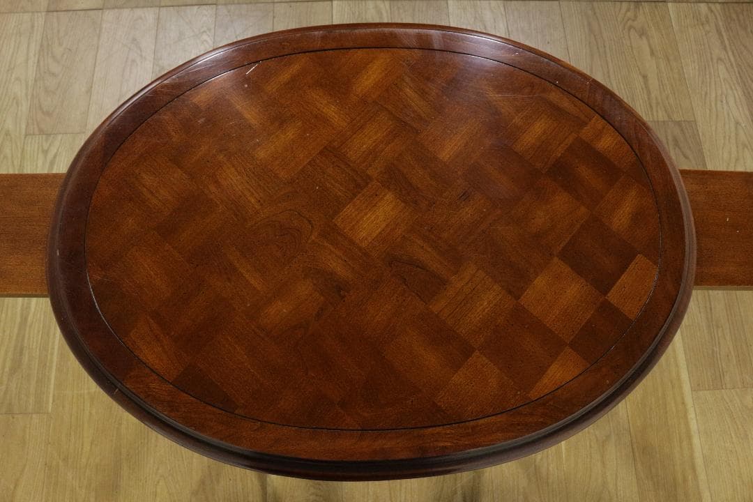 木製テーブル★クラシック★ネコ脚★スライドテーブル★