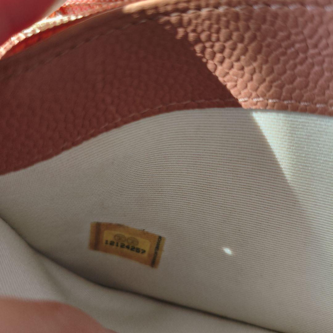 CHANEL ブラウン 二つ折り財布