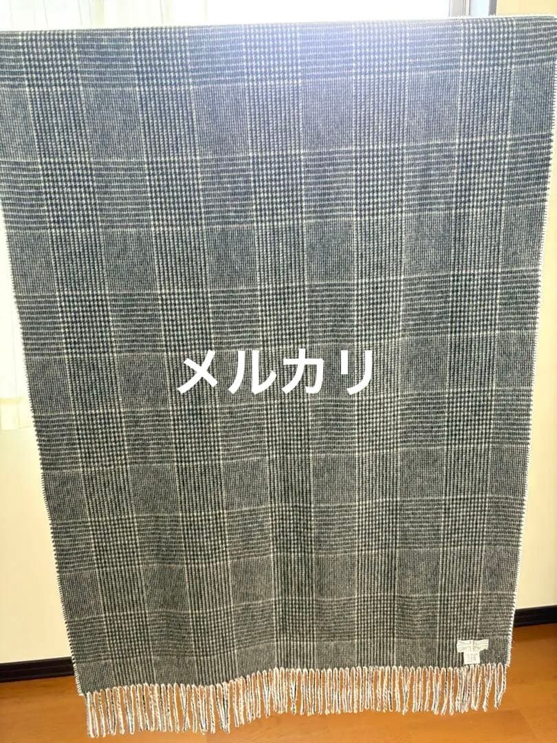 (used)JOSHUA ELLIS ダブルフェイス　ストール　グレー系