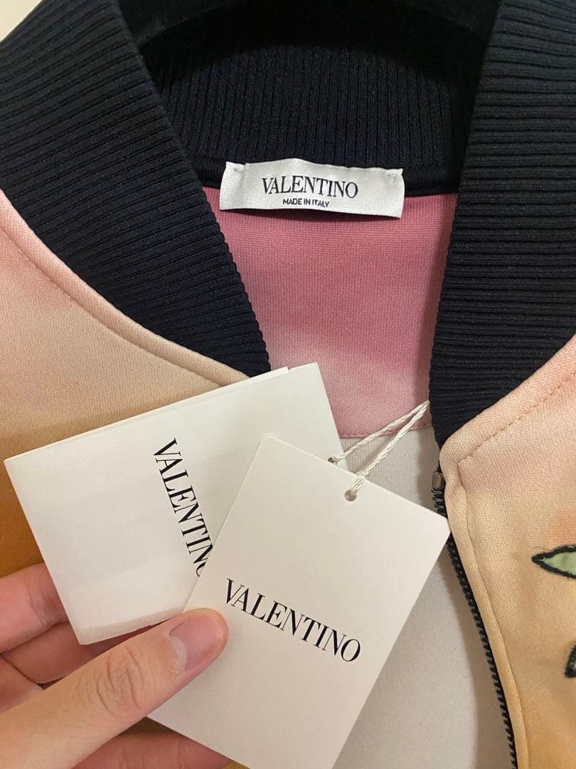 spice　Valentino パームツリー装飾ブルゾン