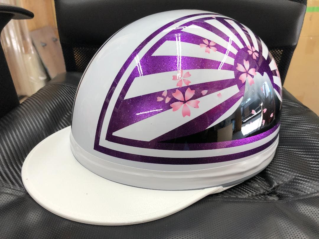 コルク半　カスタム　富士日章　マジック　白紫　ラメ　桜　高級クリヤ送料無料