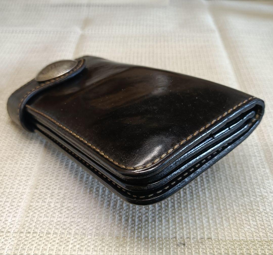 FUNNY コードバン ライダースウォレット バイカーズウォレット 長財布 本革