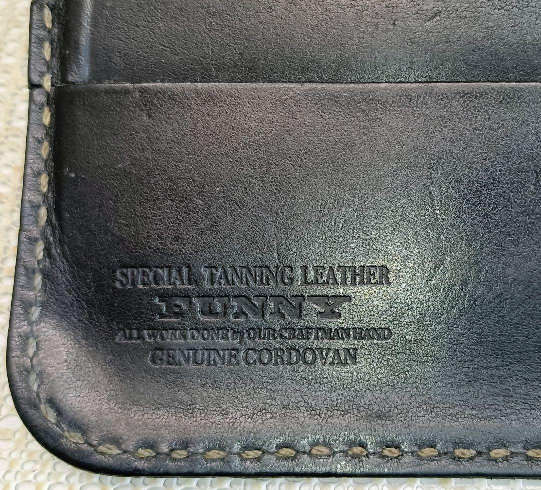 FUNNY コードバン ライダースウォレット バイカーズウォレット 長財布 本革