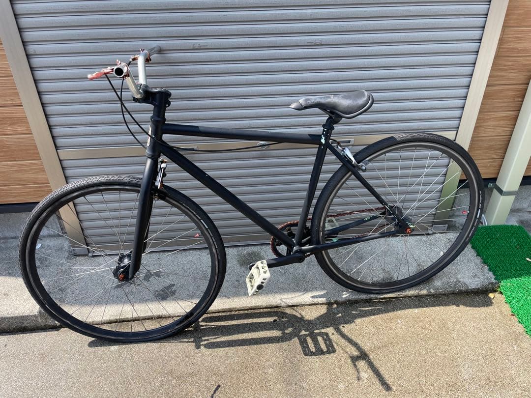 【11/9出品停止予定】Fuji ピストバイク ブラック　レストアベースに