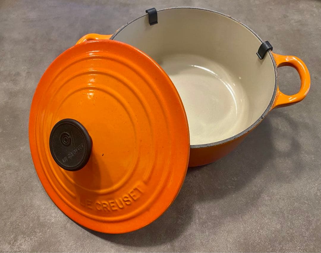 【yokai】Le Creuset 鍋 オレンジ 22cm