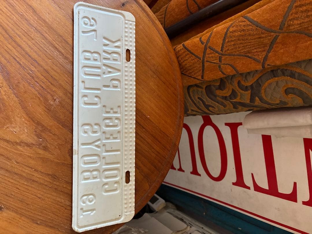 アンティーク　メタル　サイン　プレート　看板　BOYS CLUB アメリカ