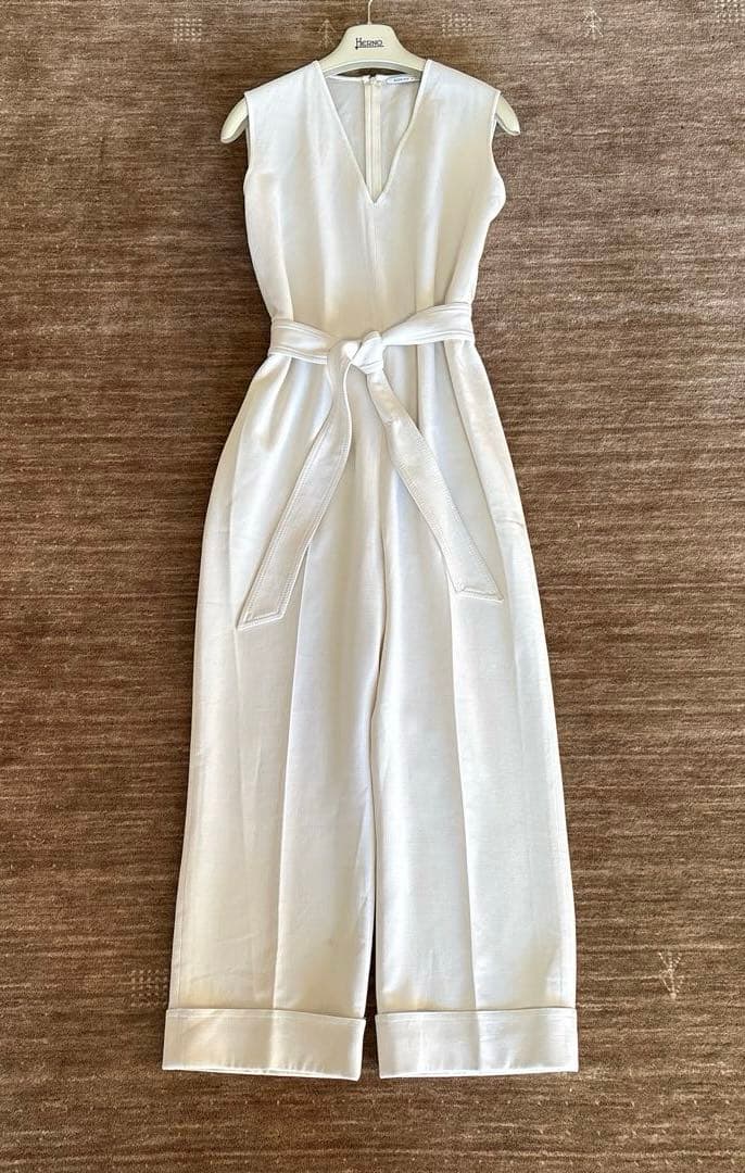 アニオナ AGNONA ホワイト ジャンプスーツ