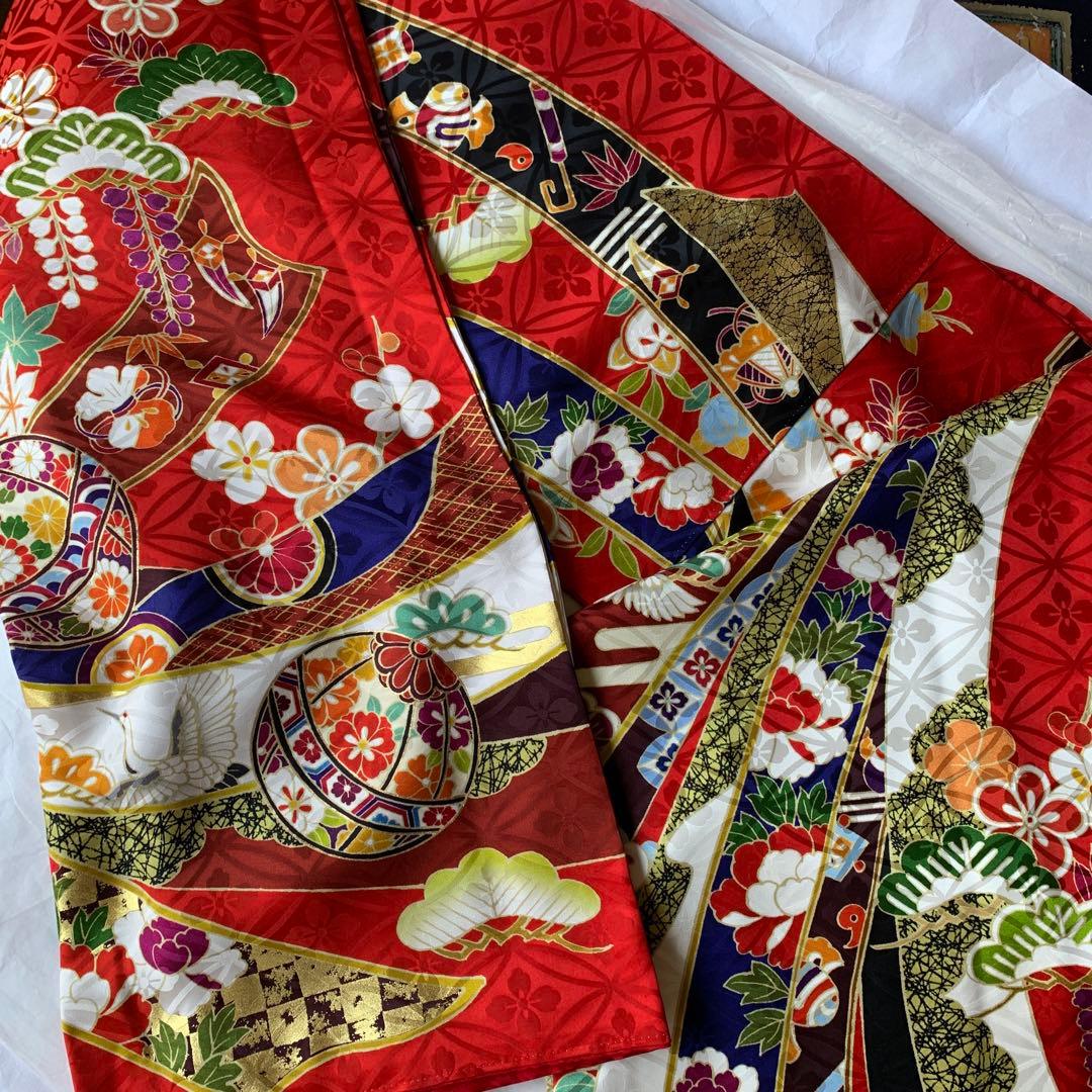 成人式　正絹振袖　丹後ちりめん