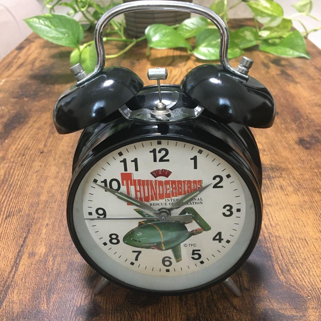希少　レトロ　THUNDERBIRDS  2号　　　　　　　　　　　目覚まし時計