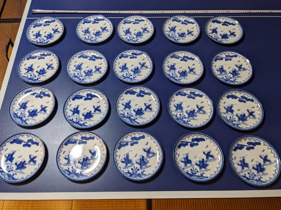 鍋島華山　大小　お皿セット　各20枚