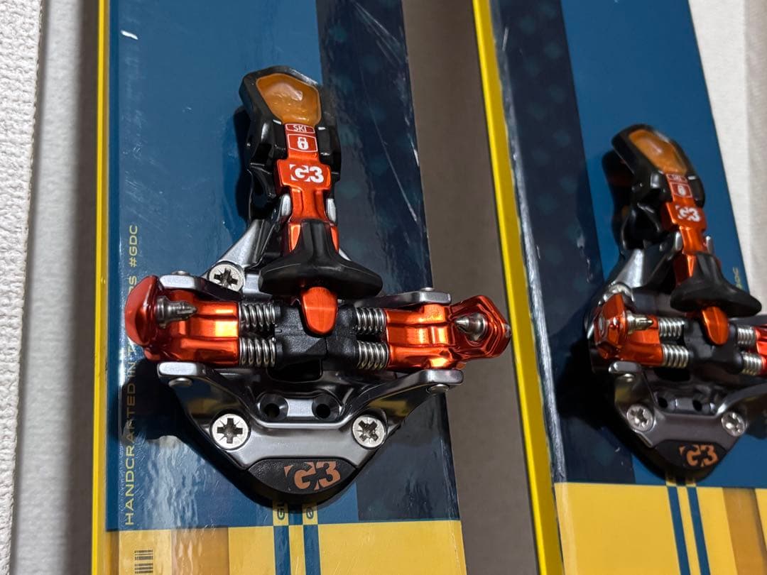 山スキー　エラン RIPSTICK 106/180 登山用スキンPOMOCA