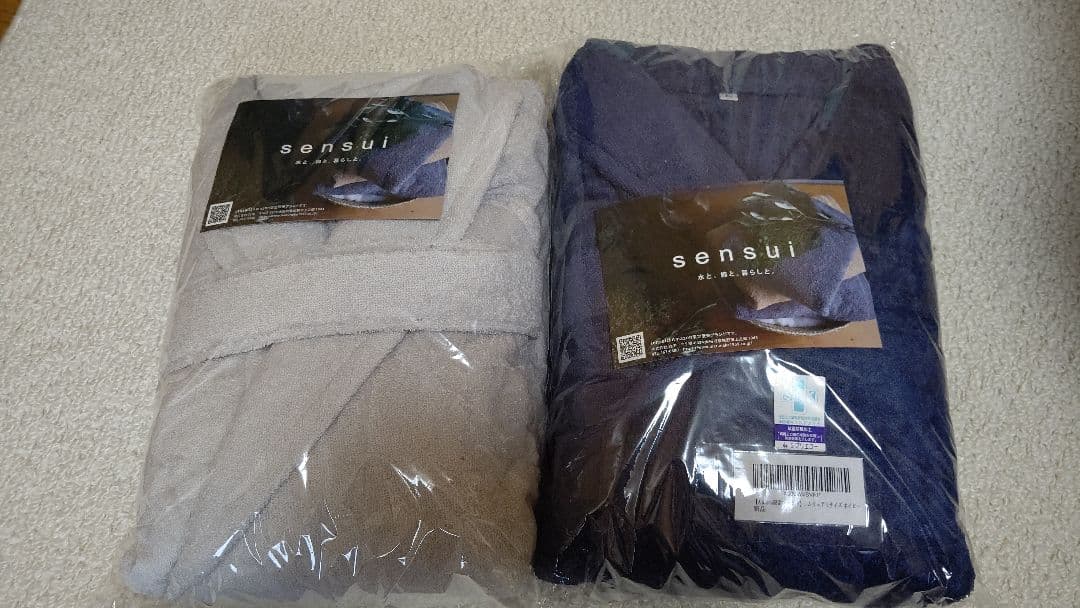 Sensui バスローブ ペア セット