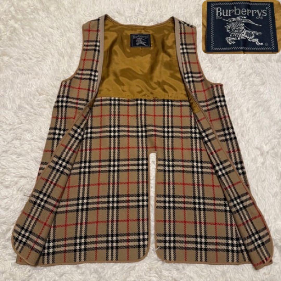 【Burberry‘s】メンズ ステンカラー コート ライナー付 ノバチェック