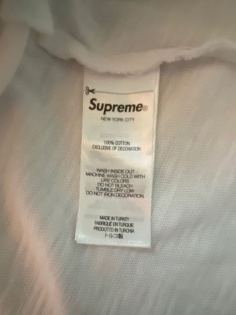 Supreme Old English L/S 長袖カットソー L 24aw 白