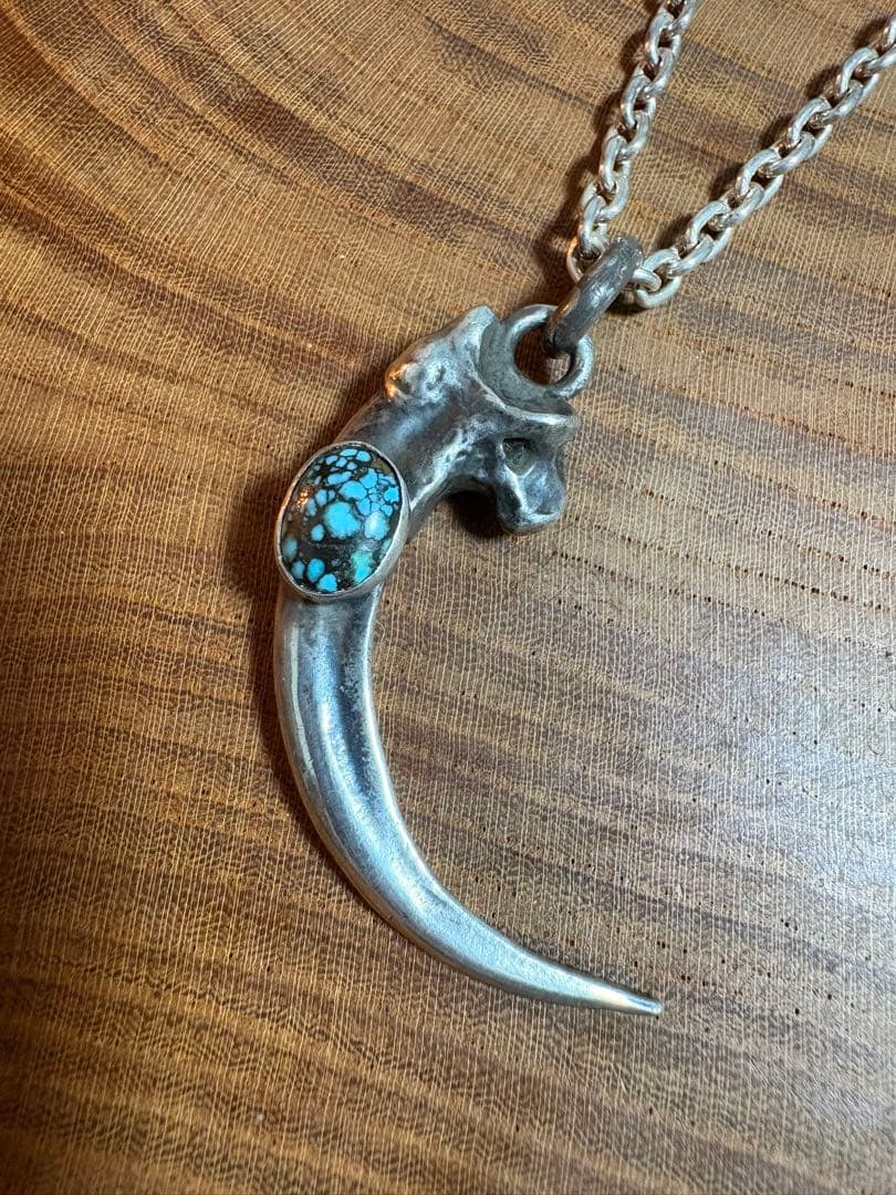 NATIVE SPIRIT イーグルクロー　オーバルチェーン　ネックレス　ナバホ