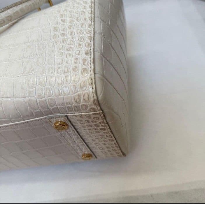 タイムセール¥10,000 美品　ADMJ クロコ型押しヒマラヤ　バッグ