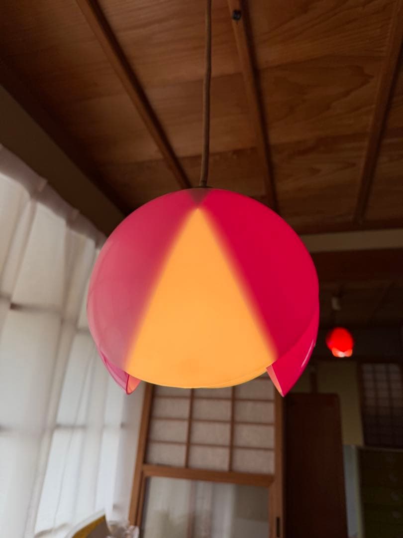 昭和レトロ　ペンダントライト　ナショナルチューリップ　天井照明　レトロ照明