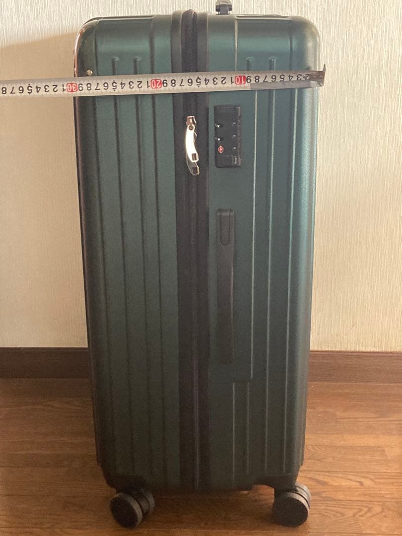 現役客室乗務員監修 スーツケース　4.2kg 92.5L グリーン L