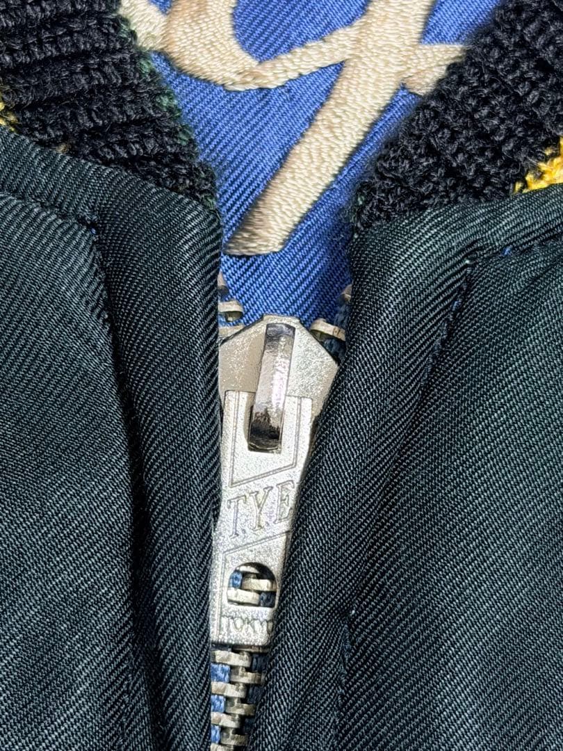 美品 テーラー東洋 ２面用 虎 龍 日本限定スカジャン レーヨン vintage