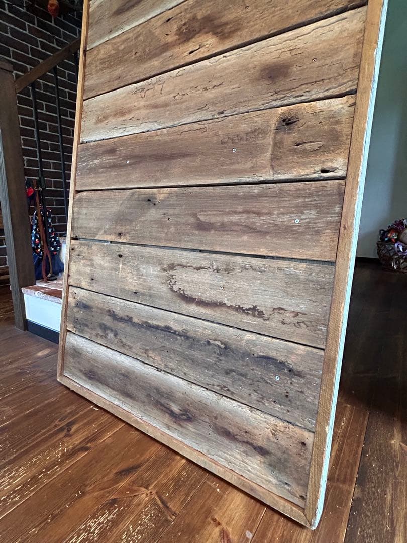 週末１０％OFF！希少一点物⭐︎送料込み⭐︎アンティークテーブル 輸入古材天板