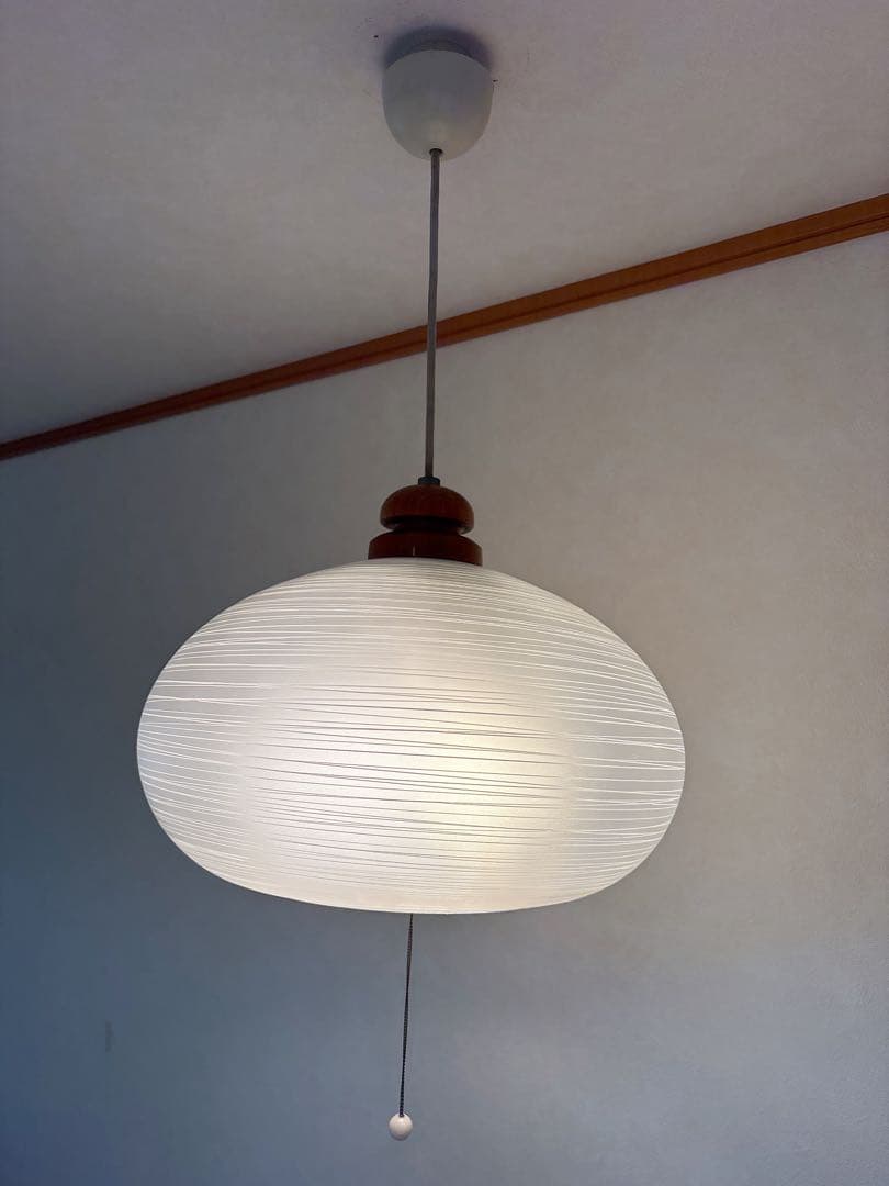 yamagiwa ヤマギワ　糸巻き　ペンダント　ランプ　ライト　レトロ　昭和