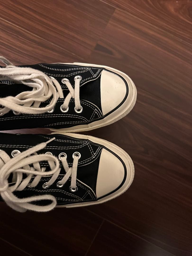 チャックテイラーコンバースLOW 28.5 黒白