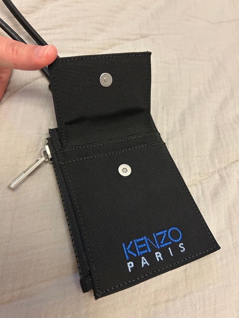 値下げ　KENZO　ケンゾー　ネックウォレット　カード、小銭入れ　中古品