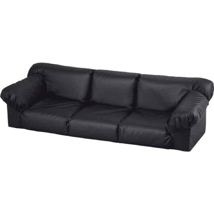 3人掛けレザーソファー